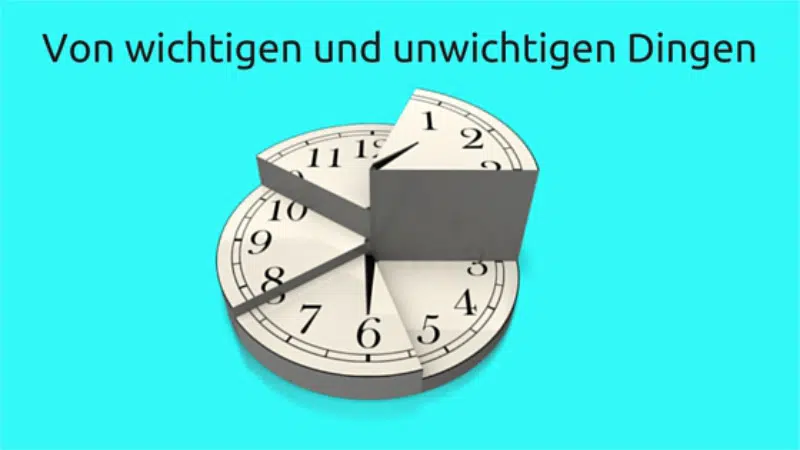 Wichtig und unwichtig