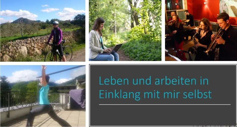 Leben und arbeiten in Einklang