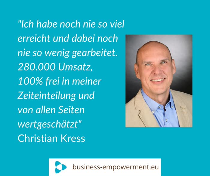 Kundenstimme Christian Kress