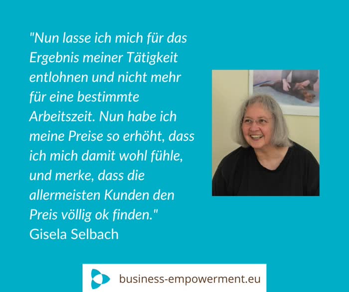Kundenstimme Gisela Selbach